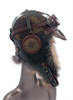 Шапка-ушанка «Авиатор» натуральная, кожа, овчина, мех лисы - фото 6556