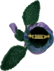 Брошь "Шелковый цветок" Сиреневый - фото 7273