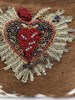 Сумка саквояж из натуральной кожи теленка с вышивкой бисером «Сердце» - копия - фото 7301