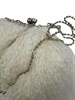 Сумка из меха ламы "Снежная Лама", цвет молочно-ванильный - фото 7343
