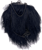 Сумка из натурального меха ламы "Маленькая черная сумочка" , черный цвет - фото 7378