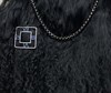 Сумка из натурального меха ламы "Маленькая черная сумочка" , черный цвет - фото 7388