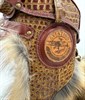 Шапка-ушанка «Авиатор» натуральная, кожа, мех лисы - фото 8328