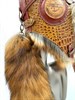 Шапка-ушанка «Авиатор» натуральная, кожа, мех лисы - фото 8330